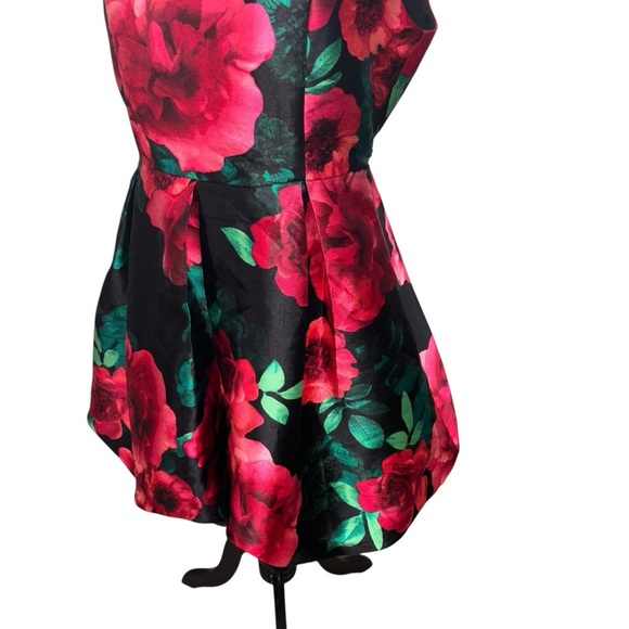 Xtraordinary Big Girl's Size 18.5 Plus Size Fit & Flare Dress Floral Sleeveless - Picture 4 of 10